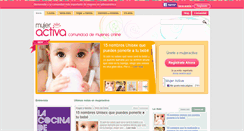 Desktop Screenshot of mujeractiva.com
